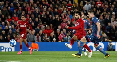 محمد صلاح يعزز تقدم ليفربول بالهدف الثالث ضد النجم الأحمر