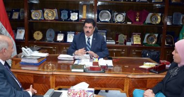 محافظ القليوبية يلتقى مستشار نائب وزير الزراعة لبحث تعزيز الإنتاج الحيوانى