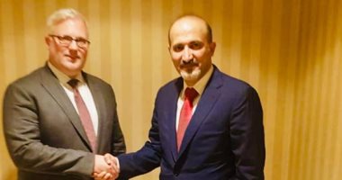 أحمد الجربا يبحث مع المبعوث الأمريكى الخاص بسوريا الأوضاع فى شرق الفرات