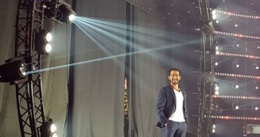 صور.. أحمد حلمى فى كواليس برنامجه الجديد.. تعرف على التفاصيل