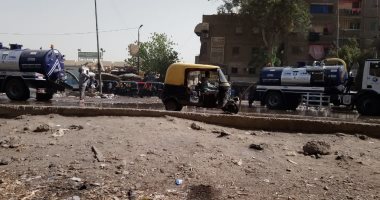 استجابة لـ "اليوم السابع".. مياه القاهرة تصلح ماسورة مياه بـ "أم بيومى"