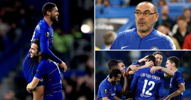 تشيلسي يهزم باتى بوريسوف بهاتريك تشيك فى الدوري الأوروبي.. فيديو
