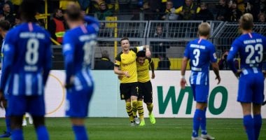 الاتحاد الألمانى يفتح تحقيقا حول شغب مباراة دورتموند وهيرتا برلين