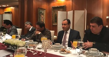 صور.. بدر عبد العاطى: برنامج عمل مكثف للسيسي فى برلين.. ولقاء ميركل الثلاثاء