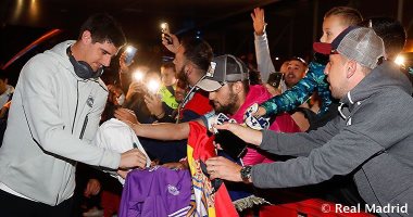 برشلونة ضد الريال.. استقبال جماهيرى للملكى فى كتالونيا قبل الكلاسيكو "فيديو"  