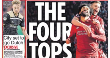 محمد صلاح يتصدر أغلفة الصحافة الإنجليزية بعد تألقه مع ليفربول.. صور