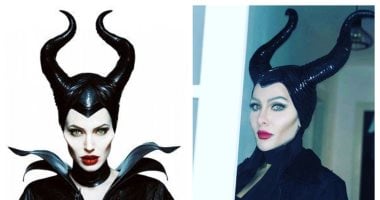 ميرهان حسين تتقمص شخصية "maleficent" في حفل عيد ميلادها