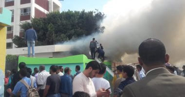  السيطرة على حريق اندلع في مدرسة إبتدائى في مطروح  دون إصابات