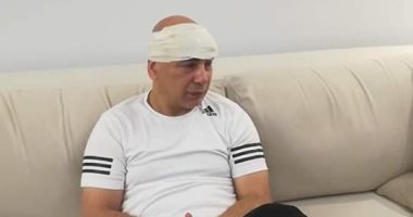 شاهد.. "طوبة ودم وشاش" فى المشهد الأخير لحسام حسن مع المصرى