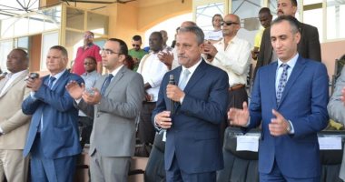  محافظ الإسماعيلية يفتتح البطولة الأفريقية الثانية لسباقات السرعة "التزحلق"