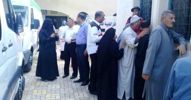 صور..  قافلة طبية تجرى الكشف على 1550 مواطنا بقرية الشباسية‏ بكفر الشيخ