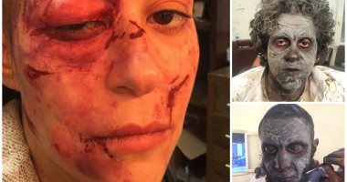 شغل سيما.. طارق مصطفى كامل يتخصص فى مكياج ضرب وقتل وذبح الفنانين