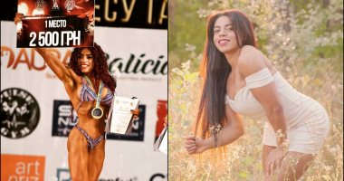 برة الملعب.. دينا عبد المقصود بطلة كمال الأجسام: بحب الموتوسيكلات والتونة بالتفاح