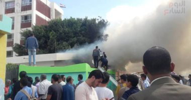 تفحم شقة بالكامل فى مدينة إسنا بالأقصر وإنقاذ توأم من الموت
