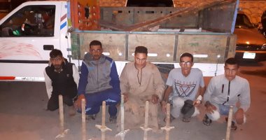 القبض على 4 عاطلين عقب سرقتهم موقع شركة تحت الإنشاء بالقطامية