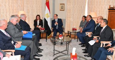السيسى يؤكد لوزير داخلية ألمانيا أهمية تكثيف التعاون فى التدريب والمعلومات