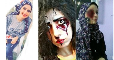  "الأيادى الناعمة فى عيد الرعب".. حكاية 3 فتيات احترفن مكياج الهالوين
