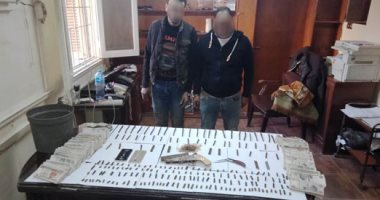 سقوط 3 متهمين بحوزتهم حشيش وأفيون وهيروين بالغربية