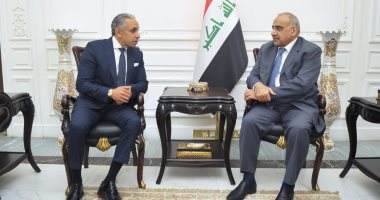 رئيس الوزراء العراقى يبحث مع سفير مصر فى بغداد تعزيز التعاون الثنائى