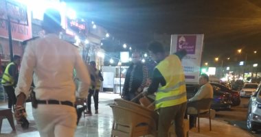 صور.. شرطة المرافق تواصل حملات إعادة الانضباط للميادين والشوارع بالجيزة