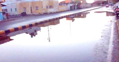سقوط أمطار غزيرة بمناطق متفرقة بمرسى علم والقصير.. صور