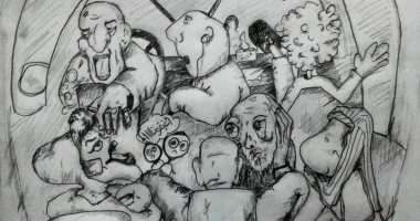 قارئة تشارك بموهبتها فى رسم الكاريكاتير.. وتؤكد: يوصل القضايا فى أبسط صورة