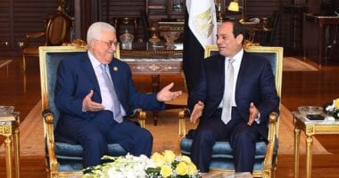 الرئيس السيسي يستقبل محمود عباس أبو مازن بشرم الشيخ