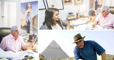زاهى حواس فى حوار خاص لـ"اليوم السابع":أصعب لحظات حياتى حينما جلست مع عمر الشريف وسألنى "فين زاهى" .. الملك خوفو جانى فى المنام.. وهذا سر مومياوات الأطفال "اللى كانت بتجرى ورايا وتمسك رجلى"  