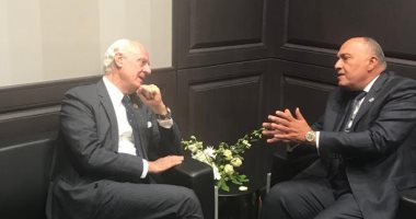 وزير الخارجية يلتقى مبعوثى الأمم المتحدة لكل من ليبيا وسوريا 