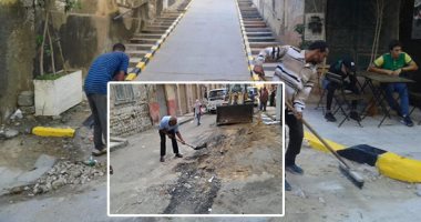 صور.. مبادرة يوم فى حب الإسكندرية تحيى "كوم الدكة" وتتجاهل منزل سيد درويش.. الأهالى: "درويش" عايش فى قلب كل واحد.. برلمانى: المنزل يتبع "الثقافة" ونطالب بتحويلة لمزار سياحى.. و"قصور الثقافة": لا تطوير للمنزل