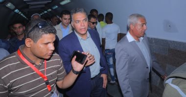 صور.. وزير النقل ومحافظ سوان يتفقدان نفق كوم أمبو للمشاة ومحور دراو الجديد