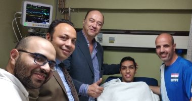 رئيس التايكوندو يطمئن على حالة سيف عيسى بعد الصليبى