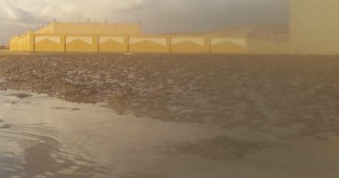 سقوط أمطار بشمال سيناء لليوم الثانى.. وجريان المياه بالأودية فى مناطق جبلية
