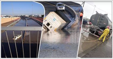 "شتاء مبكر يضرب الكويت".. سيول تغرق المدن وتعطل العمل بالبورصة ومصالح حكومية.. والتعليم: عطلة رسمية للطلاب.. والداخلية تناشد المواطنين بعدم مغادرة المنازل.. والسعودية تعلق العمل بسفارتها.. فيديو وصور