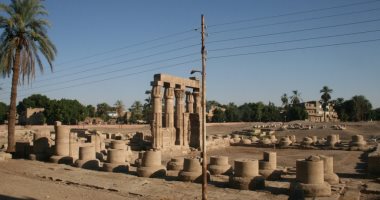 س و ج.. قصة معبد مونتو بالمدامود مع الإهمال وكيف تعمل وزارة الآثار على تطويره؟