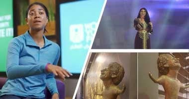حضور نسائى قوى فى منتدى شباب العالم 2018.. كاميرا  " زوريل " تدعم حق الفتيات فى التعليم.. شيماء كمال تبدع فى "نحت القلوب".. و"سلمى " تتألق بالزى المغربى وتطرب الحضور برائعة أم كلثوم .. و إشادة بـ "نقطة تلاقى" 