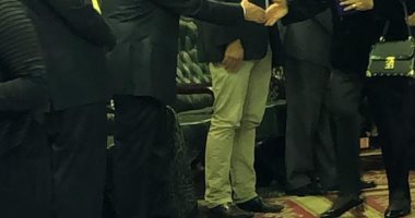 على مصيلحي ومحمد كامل وشلتوت ومحرم الراغب في عزاء "حماة" حسن حمدي