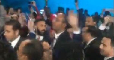 شاهد.. احتفالات الشباب المشاركين بمنتدى شباب العالم بالحفل الختامى