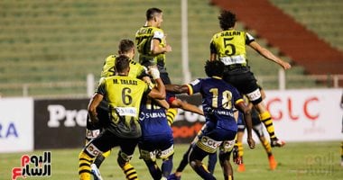 فيديو وصور.. المقاولون بـ10 لاعبين.. وإدور يضيف الهدف الثانى فى شباك الإنتاج