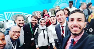 صور.. شاب هندى مودعا منتدى شباب العالم 2018: نسير فى طريق التغيير نحو الأفضل