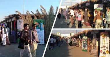 فى اليوم الثانى لمهرجان التمور فى سيوة .. عدد الزوار من السودان وليبيا يرتفع.. والواحة تتحول إلى خلية نحل قبل ساعات من إعلان أسماء الفائزين.. و 300 ألف جنيه جوائز للمزارعين وصناع البلح