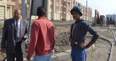 تركيب محولات جديدة ببلطيم ومد الخط الأرضي للجهد المنخفض للبرلس
