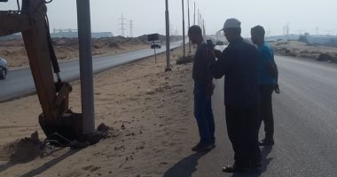 أهالى الخانكة يستغيثون بمحافظ القليوبية لكثرة الحوادث بطريق "الخانكة-السلام"