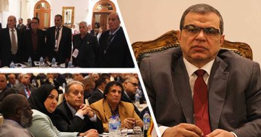 وفود 12 دولة عربية بالاتحاد العربى لعمال الغزل يضعون روشتة لإحياء الصناعة.. وزير القوى العاملة: لدينا 30 مليون عامل فى مصر وخطة للتطوير خلال 3 سنوات.. ومكتب استشارى عالمى أعد دارسات هيكلية شاملة للشركات التابعة