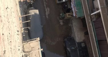 شكوى من غمر مياه الصرف الصحى لشارع اللواء حسن على فى عين شمس الشرقية