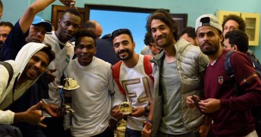 رئيس المقاصة يجتمع بالفريق..و احتفال بعيد ميلاد فوافي