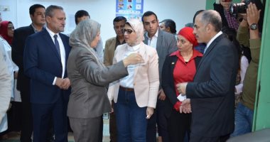 صور.. وزيرة الصحة: فحص ما يقرب من 8 ملايين مواطن ضمن مبادرة 100 مليون صحة