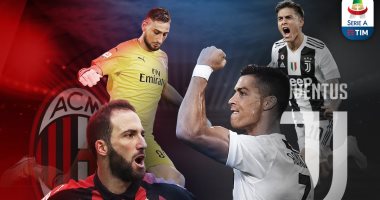 التشكيل الرسمى لقمة ميلان ضد يوفنتوس فى الدوري الإيطالي