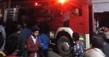 حريق فى مصنع ملابس بقليوب  بسب ماس كهربائى 