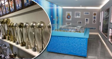 صور.. من البوابة إلى المدرج.. ملعب "إسبانيول" مشاهدة "5 نجوم" لأساطير الدورى الأسبانى .. أكاديمية احترافية لاكتشاف المواهب .. قاعة أفراح تطل على المستطيل الأخضر.. ونصب تذكارى لـ"رماد الراحلين"